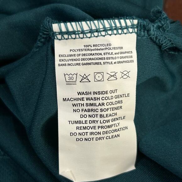 Philadelphia‎ Eagles T-Shirt Adult L Green #11 Carson Wentz Dri Fit NFL NEW - Picture 7 of 8